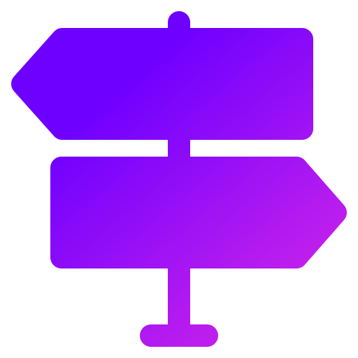 Direction Generic gradient fill icon