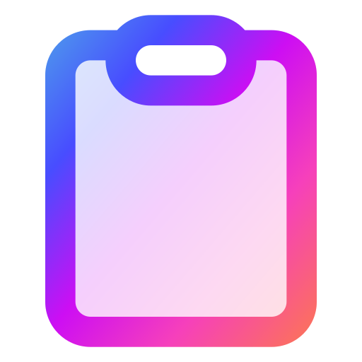 Clipboard Generic gradient lineal-color icon