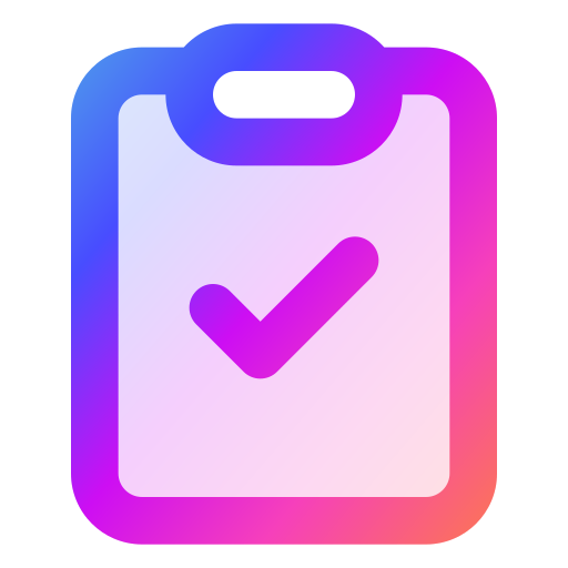 クリップボードのチェック Generic gradient lineal-color icon