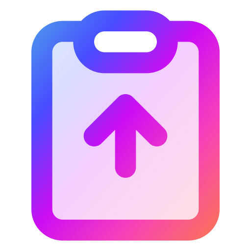 클립보드 Generic gradient lineal-color icon
