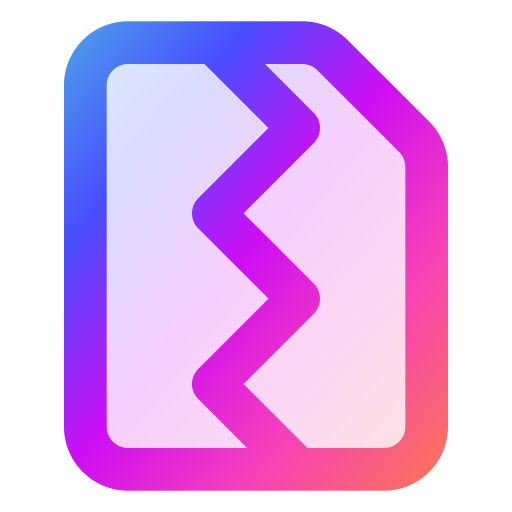 파일 Generic gradient lineal-color icon