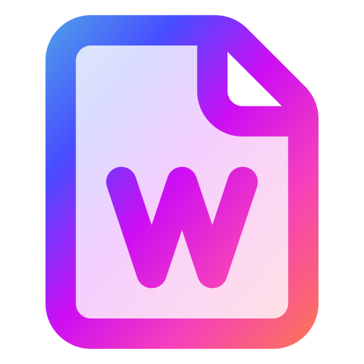 파일 Generic gradient lineal-color icon