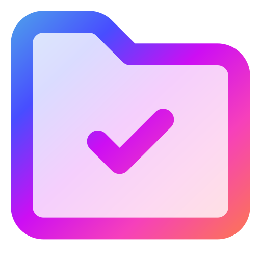 フォルダ Generic gradient lineal-color icon