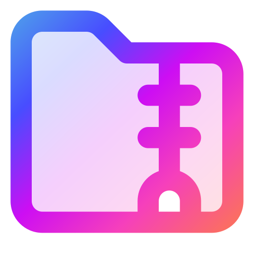 cartella Generic gradient lineal-color icona