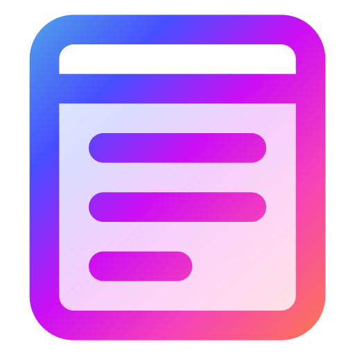 메모 Generic gradient lineal-color icon