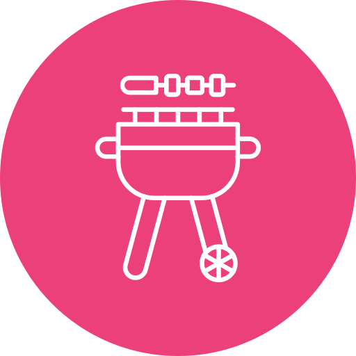 barbecue grill Generic color fill Icône