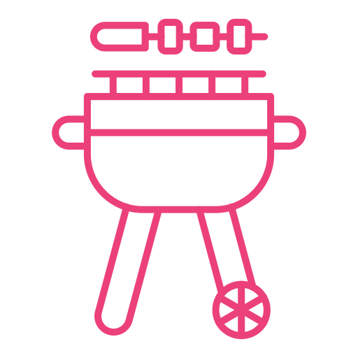 griglia per barbecue Generic color outline icona