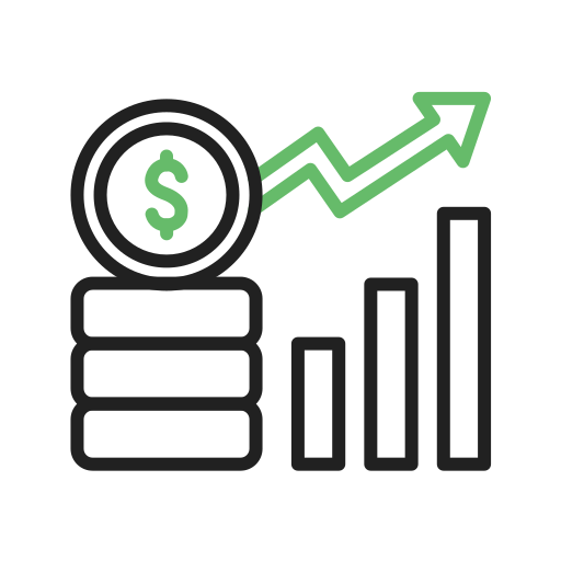 Business growth Generic color outline icon