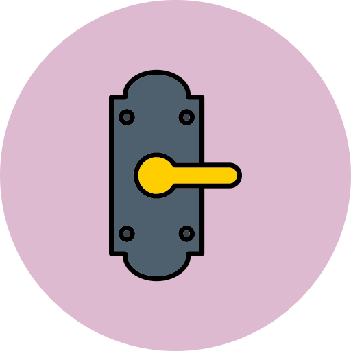 Door lock Generic color lineal-color icon