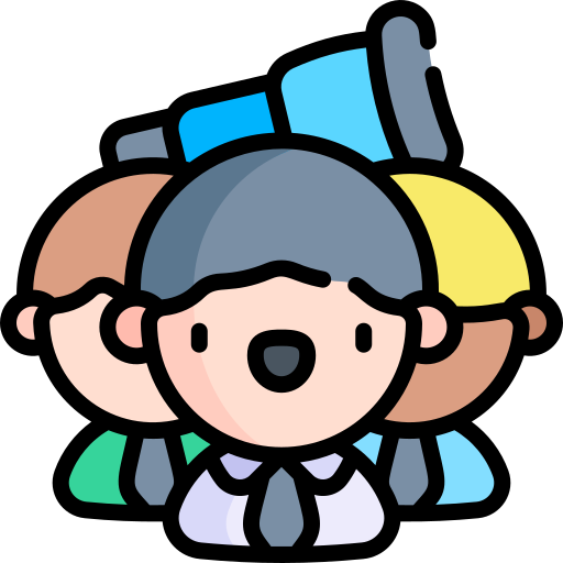 チーム Kawaii Lineal color icon