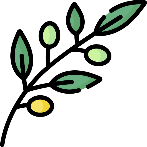 Ветка оливы Special Lineal color иконка