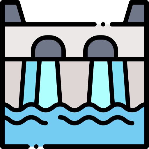 댐 Generic color lineal-color icon