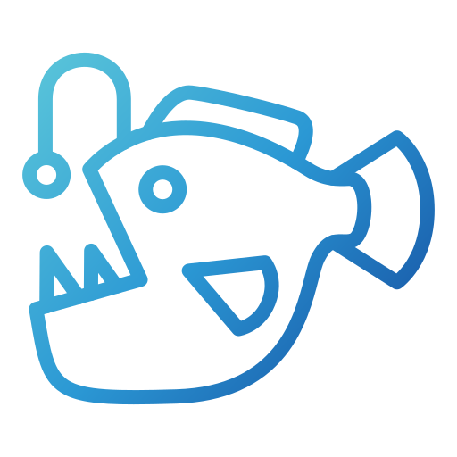 rana pescatrice Generic gradient outline icona
