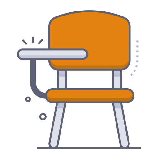 krzesło biurowe Generic gradient lineal-color ikona