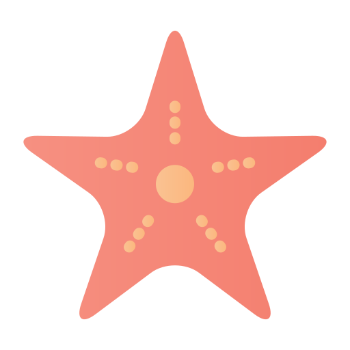 estrela do mar Generic gradient fill Ícone