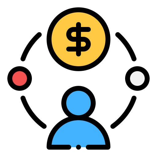 przepływ środków pieniężnych Generic color lineal-color ikona