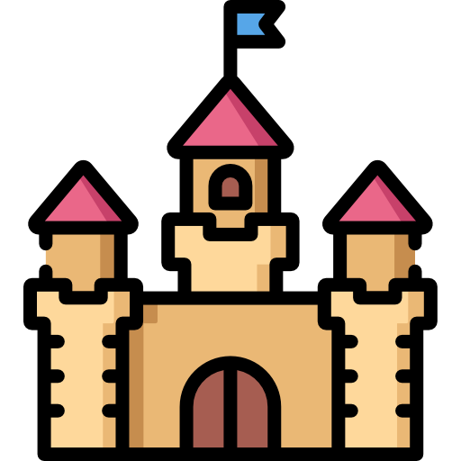 Castle Special Lineal color icon