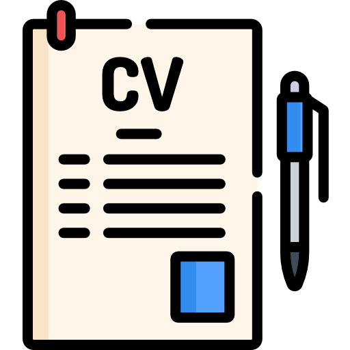 Curriculum vitae Special Lineal color icon
