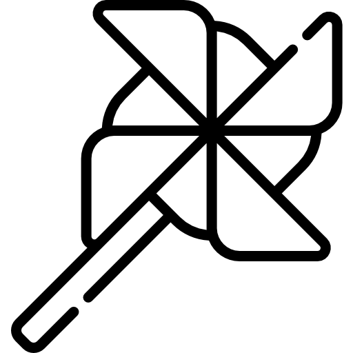 Вертушка Kawaii Lineal иконка