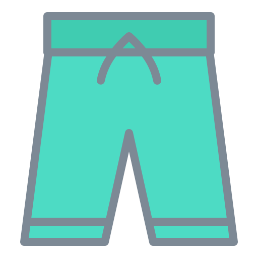 pantalones cortos de boxeo Generic color lineal-color icono