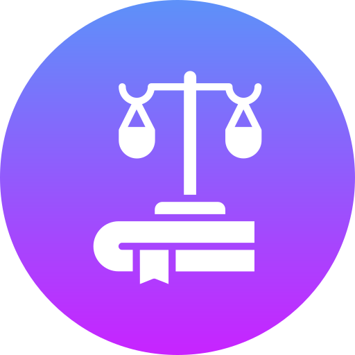 scala della legge Generic gradient fill icona