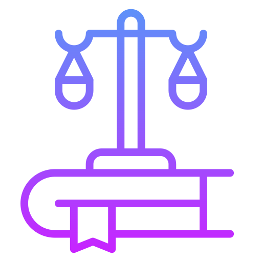 scala della legge Generic gradient outline icona