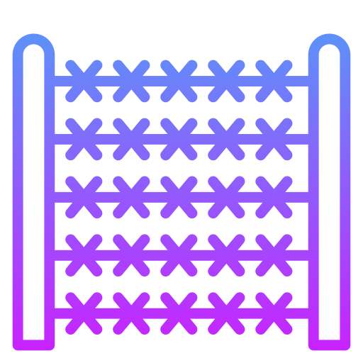 prikkeldraad Generic gradient outline icoon