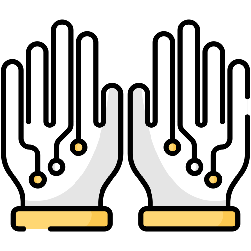 handschoenen Generic color lineal-color icoon