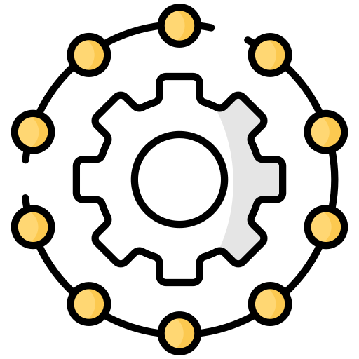 interoperabilidad Generic color lineal-color icono