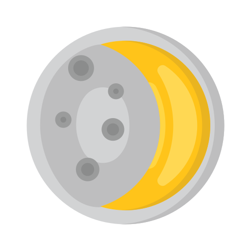 Луна Generic color fill иконка