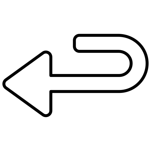 u-turn-pfeil Generic color lineal-color icon