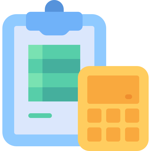 Calculator Generic color fill icon