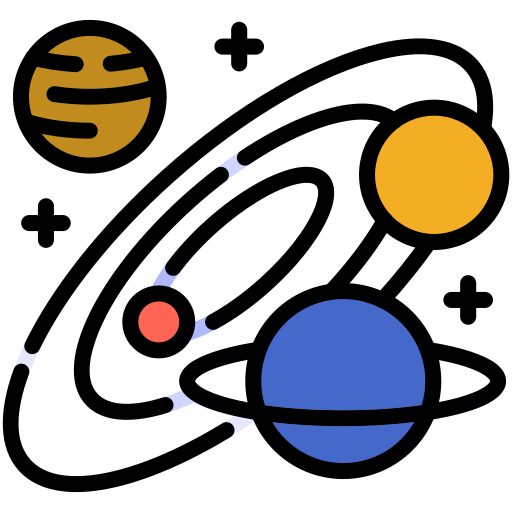 우주 Generic color lineal-color icon