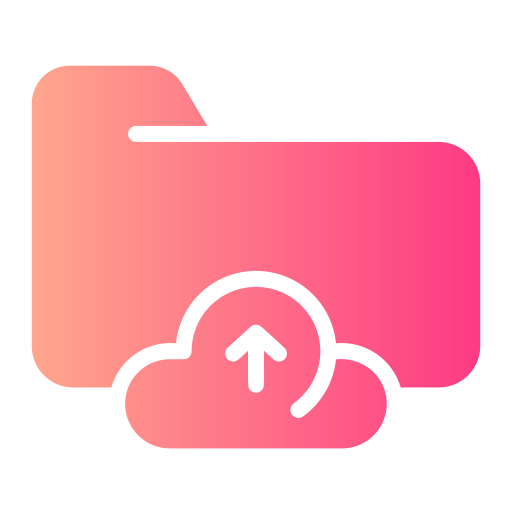 Upload Generic gradient fill icon