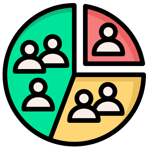 segmento di clientela Generic color lineal-color icona