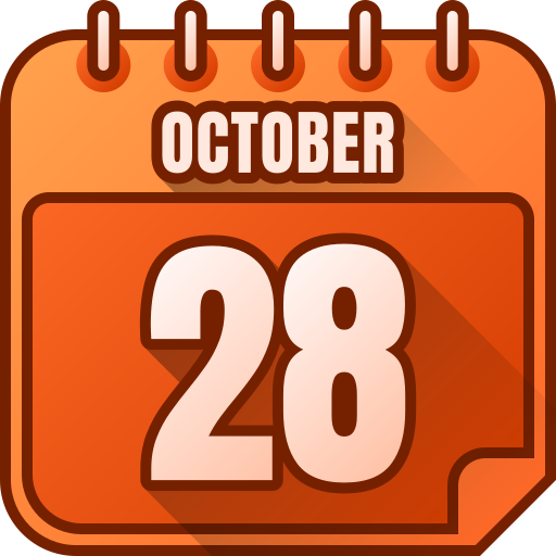 28 ottobre Generic gradient lineal-color icona
