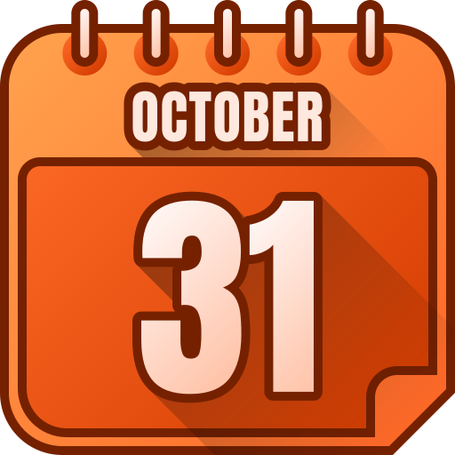 31 de octubre Generic gradient lineal-color icono