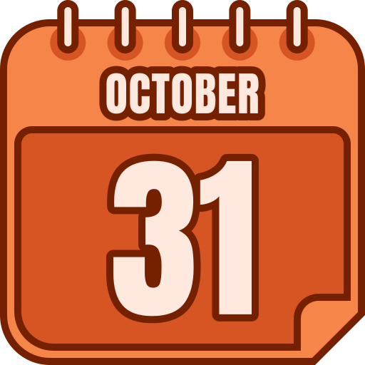 10월 31일 Generic color lineal-color icon