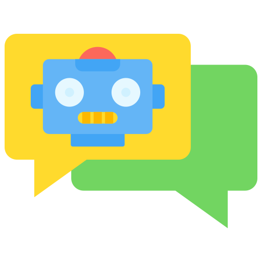 robot de chat Generic color fill icono