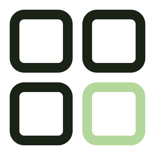 アプリ Generic color outline icon