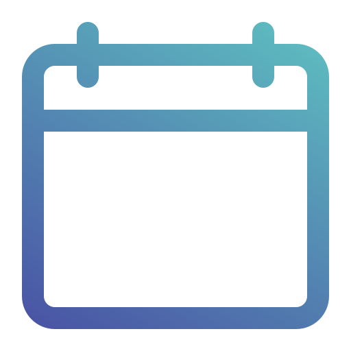 日付 Generic gradient outline icon