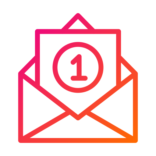 Inbox Generic gradient outline icon