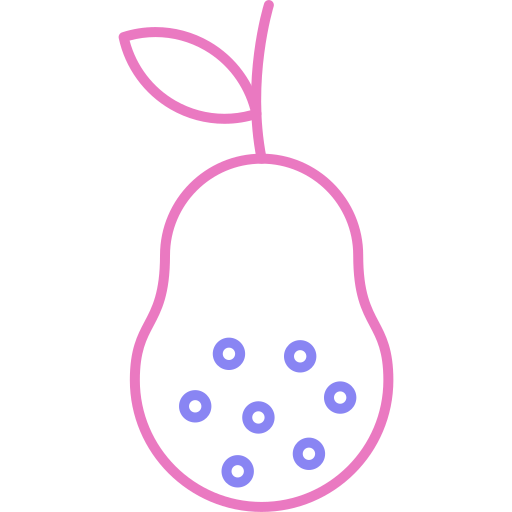 Pear Generic color outline icon