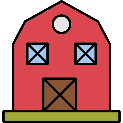 stodoła Generic color lineal-color ikona