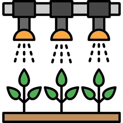 système d'irrigation Generic color lineal-color Icône