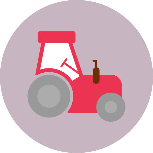 Tractor Generic color fill icon