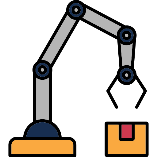 bras robotique Generic color lineal-color Icône