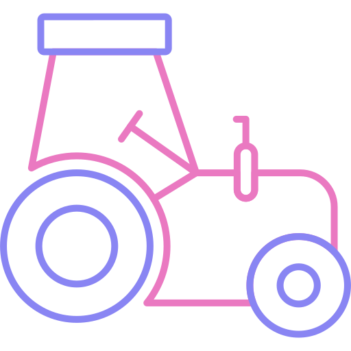 tractor Generic color outline icono