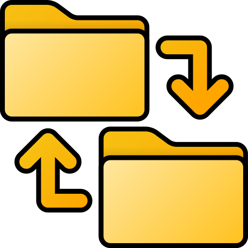 File transfer Generic color lineal-color icon