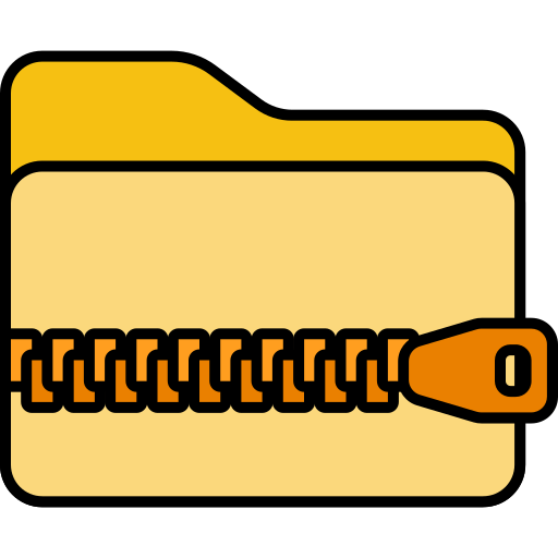 folder zip Generic color lineal-color ikona